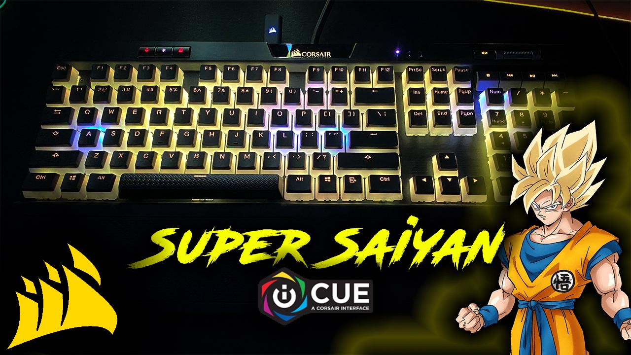 'Video thumbnail for Super Saiyan Corsair iCue 4 RGB Profile K70 RGB MK.2 Rapid Fire'