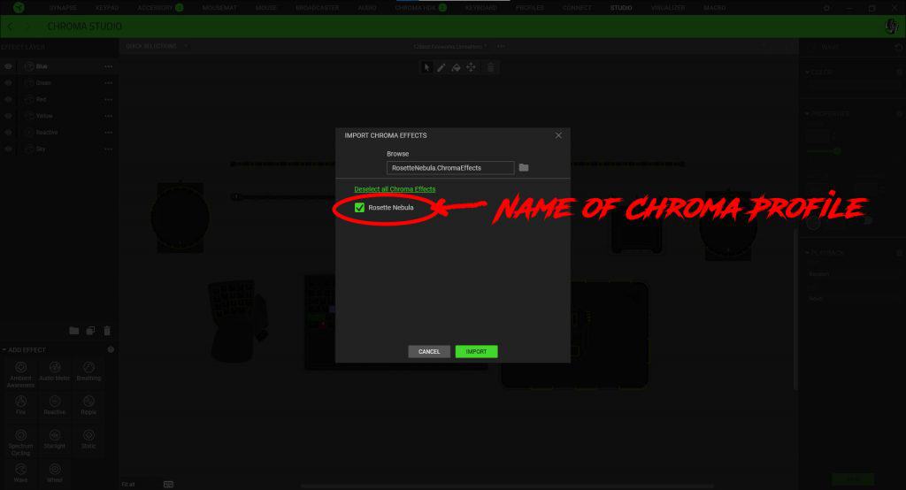 razer synapse chroma profiles