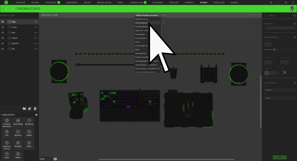 how to open razer chroma files