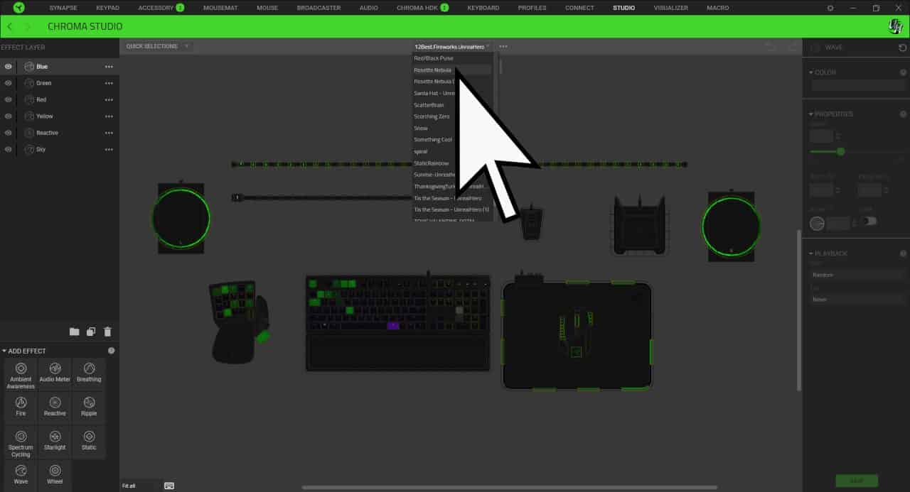 How to import razer chroma profiles unrealhero
