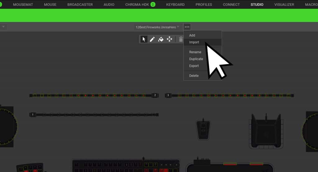 how to import razer synapse 3 profiles