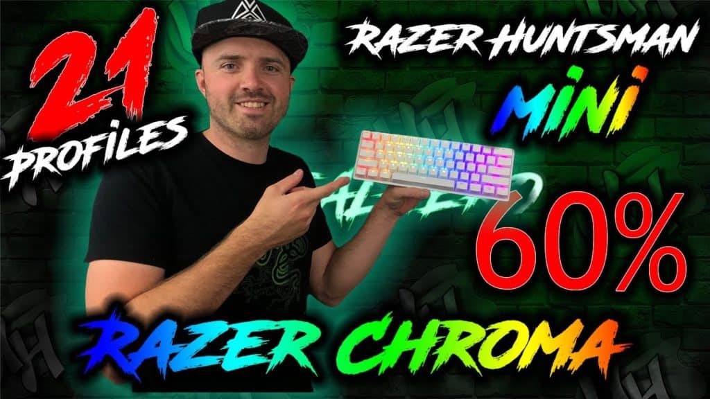Razer Huntsman Mini with HyperX Pudding Keycaps : r/razer
