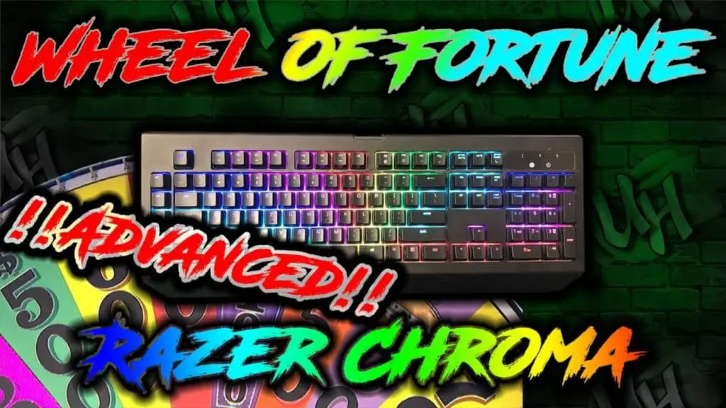  Wheel of Fortune Razer Chroma profile tutorial.