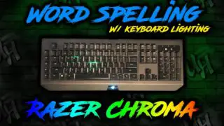 Word Spelling using Razer Keyboard