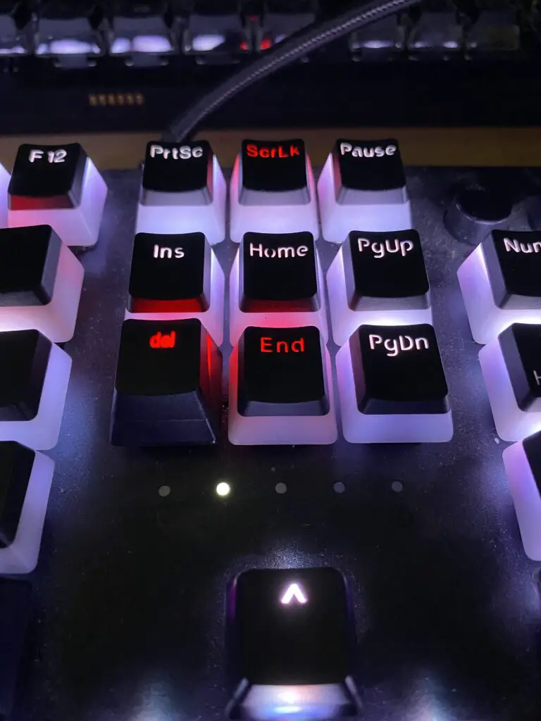 Blurry Keycap Legend