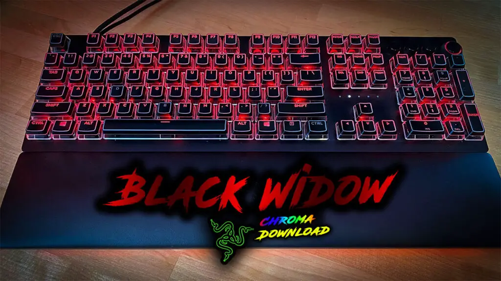 razer blackwidow red light