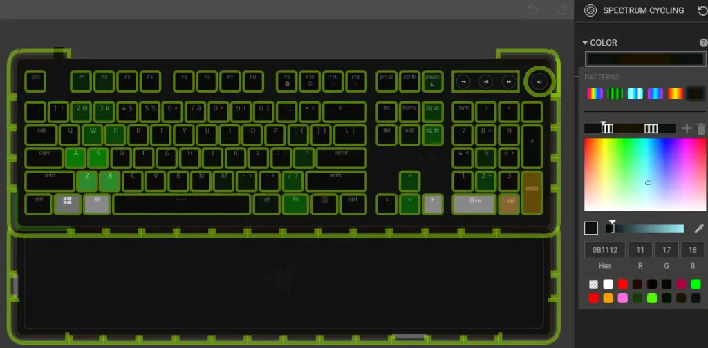 razer matrix keyboard