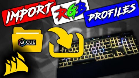 How to import Corsair RGB Profiles