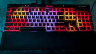 Corsair Lightning McQueen RGB keyboard design