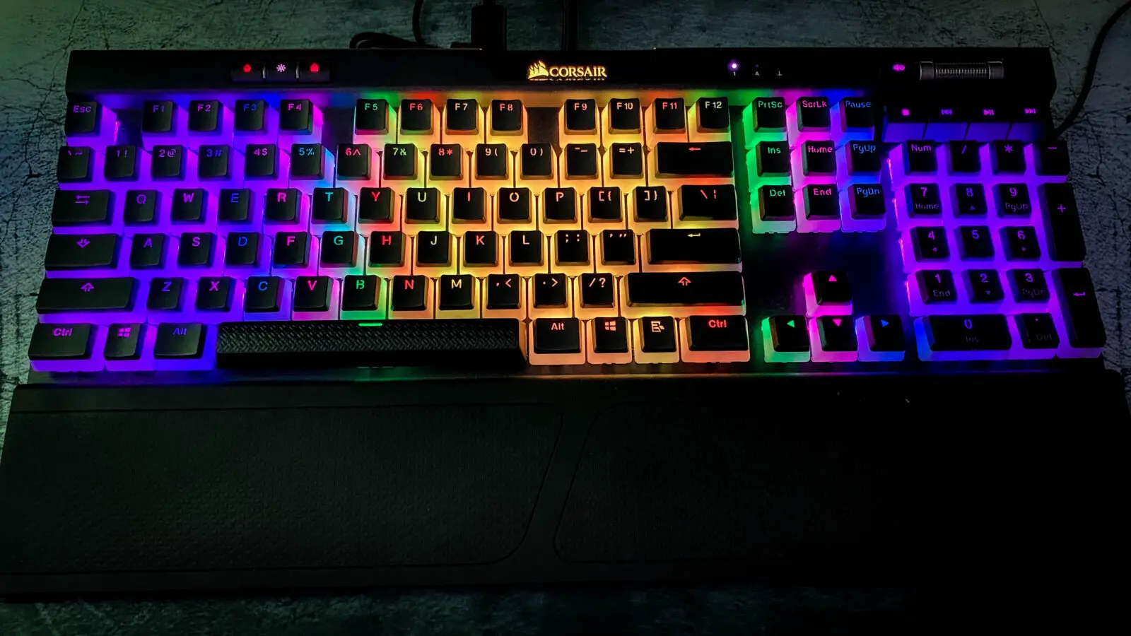 Corsair Rainbow Madness RGB keyboard