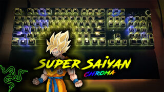Super Saiyan Razer Keyboard