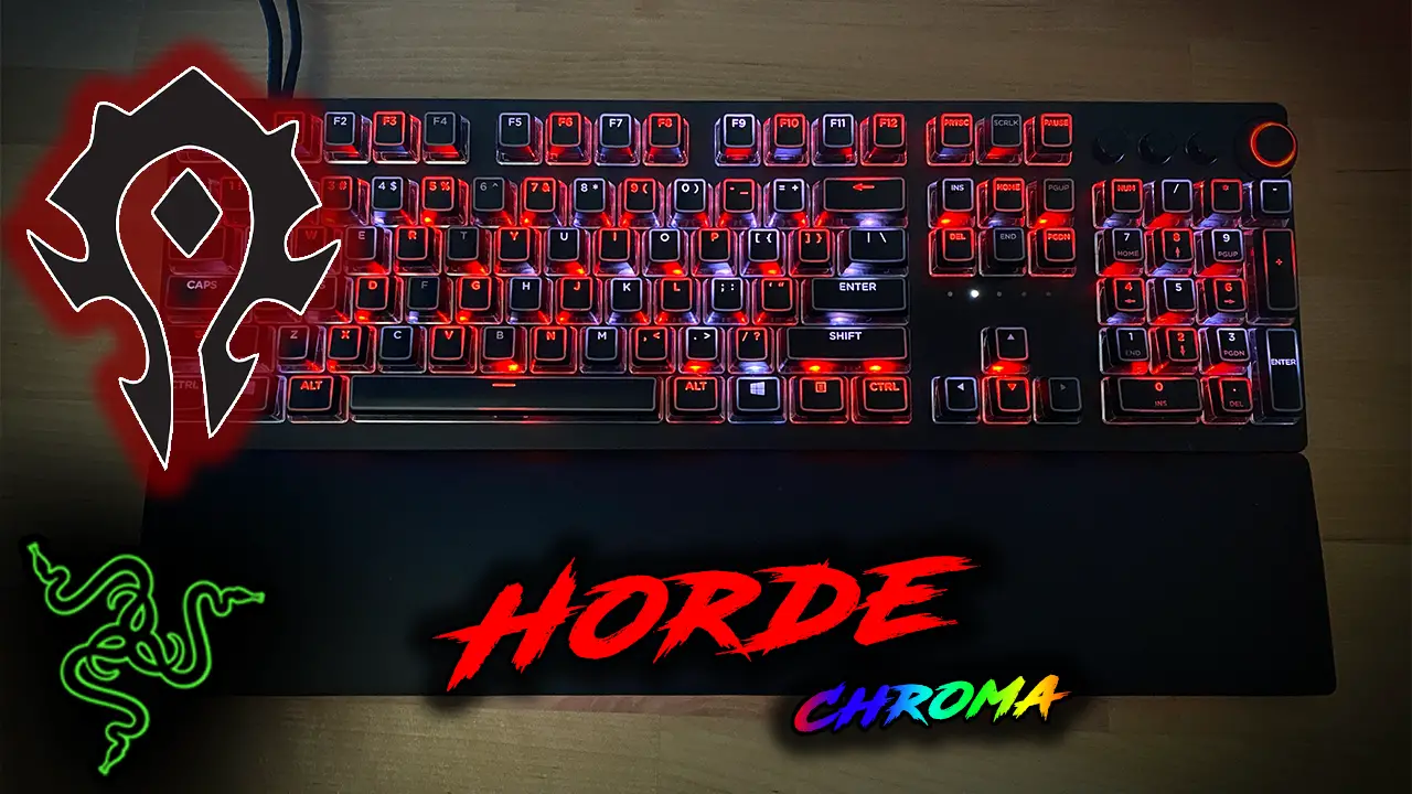 Horde Razer Keyboard LIghting
