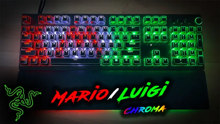 Mario Luigi Razer RGB design