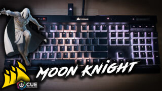 Moon Knight Corsair RGB keyboard design