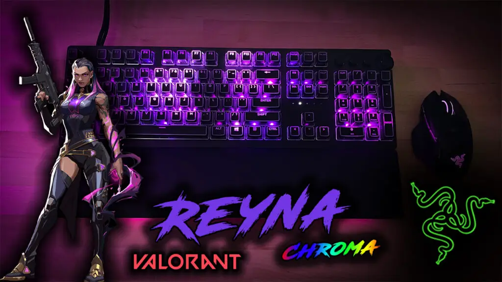 Reyna Valorant Razer RGB Design