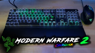 Modern Warfare 2 Razer keyboard